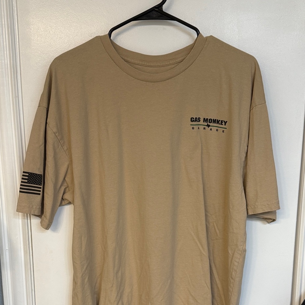 Gas Monkey Garage Tan Men's Short Sleeve Tee